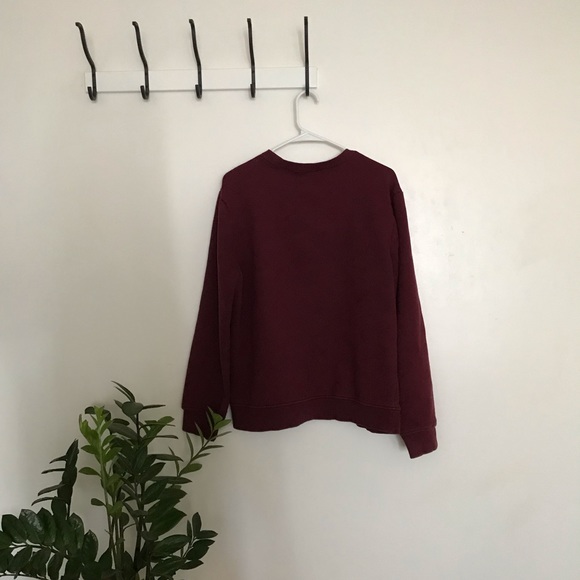 Urban Outfitters Three Feathers Maroon Sweatshirt - Picture 4 of 4
